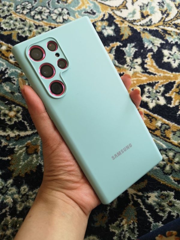 کاور مدل سیلیکونی مناسب برای گوشی موبایل سامسونگ Galaxy S22 Ultra