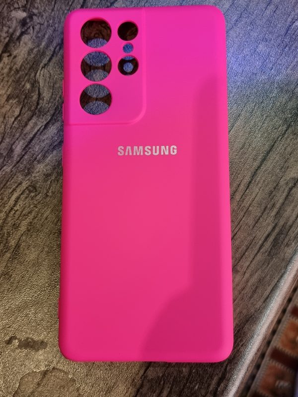 کاور مدل سیلیکونی مناسب برای گوشی موبایل سامسونگ Galaxy S21 Ultra