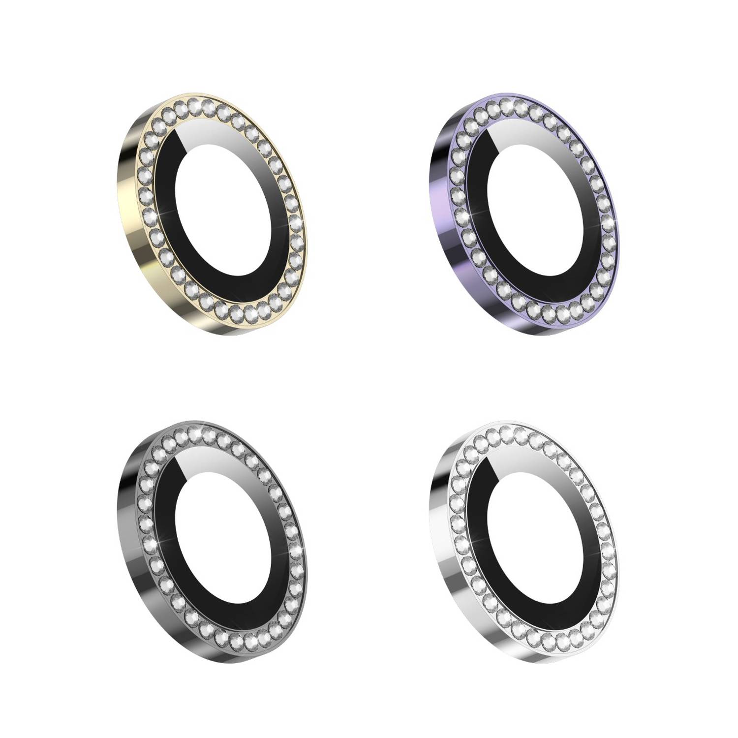 محافظ لنز دوربین گرین مدل Diamond مناسب برای گوشی موبایل اپل iphone 14 Pro Max / 14 Pro