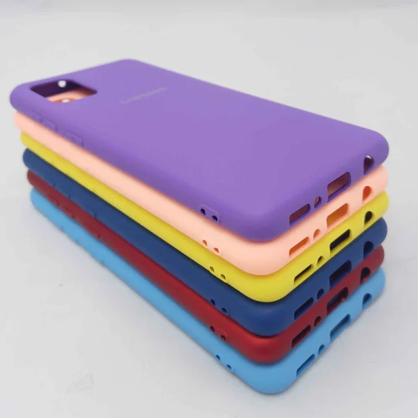 کاور مدل سیلیکونی مناسب برای گوشی موبایل سامسونگ Galaxy A51