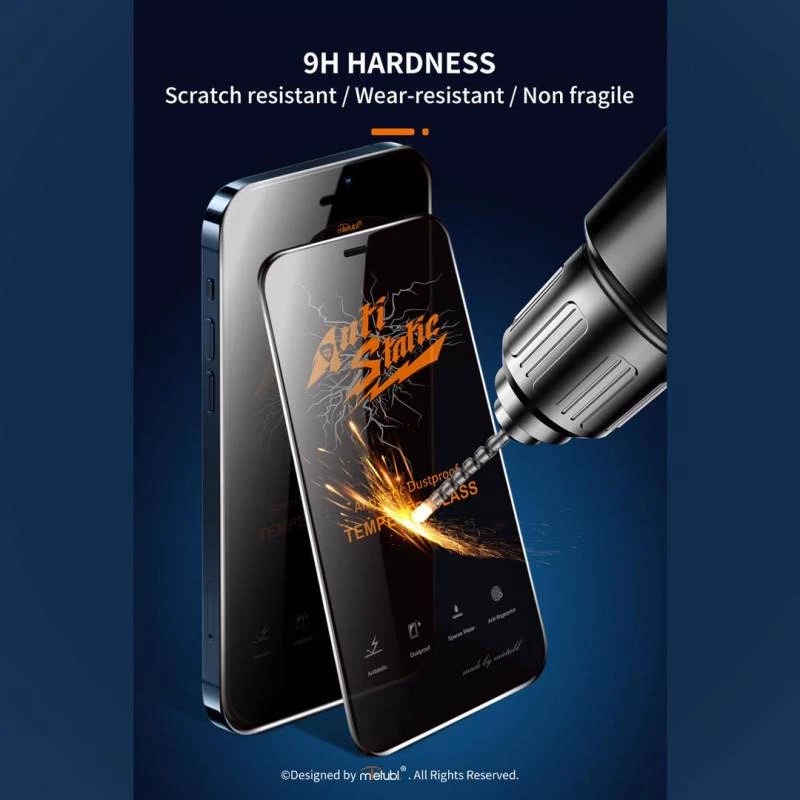 محافظ صفحه نمایش مدل آنتی استاتیک مناسب برای گوشی موبایل اپل iPhone 14 Pro Max