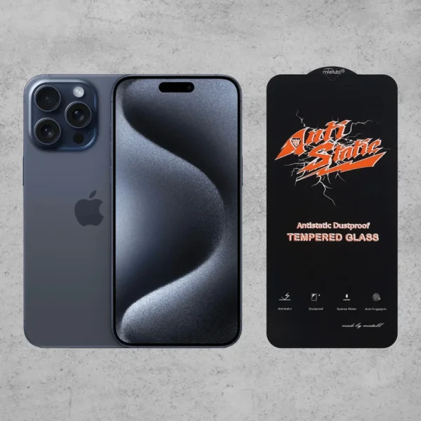 محافظ صفحه نمایش مدل آنتی استاتیک مناسب برای گوشی موبایل اپل iPhone 15 Pro