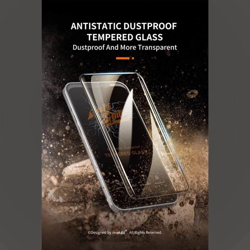 محافظ صفحه نمایش مدل آنتی استاتیک مناسب برای گوشی موبایل اپل iPhone 14 Pro Max