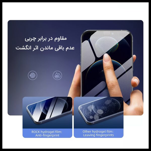 محافظ صفحه نمایش مدل آنتی استاتیک مناسب برای گوشی موبایل اپل iPhone 14