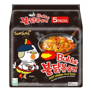 Samyang Buldak Hot Chicken Flavor Ramen – اصل 140 گرم (بسته 5 عددی)