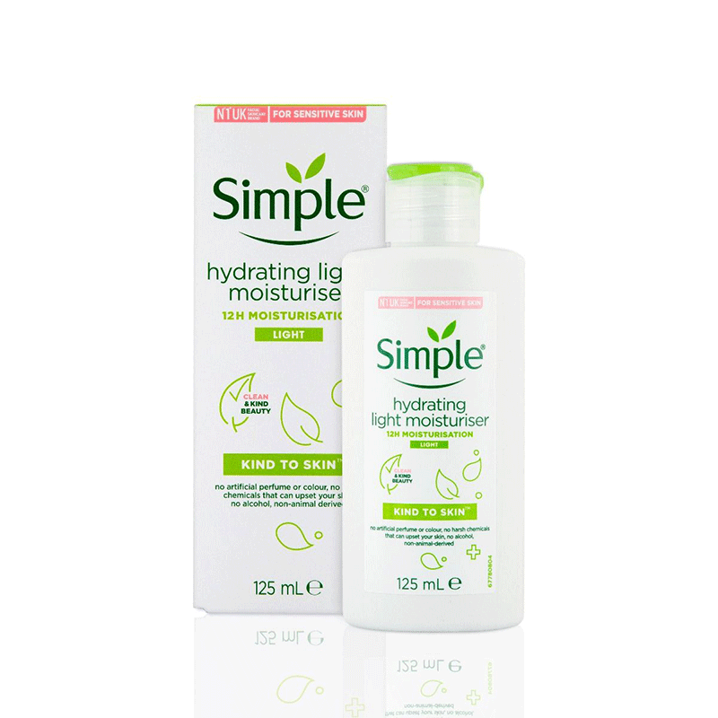 کرم-مرطوب-کننده-و-آبرسان-لایت-سیمپل-Simple-Kind-To-Skin-Replenishing-light-Moisturiser-125ml