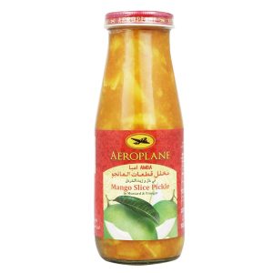 ترشی انبه هواپیما در سرکه و روغن خردل 450 گرم هندی